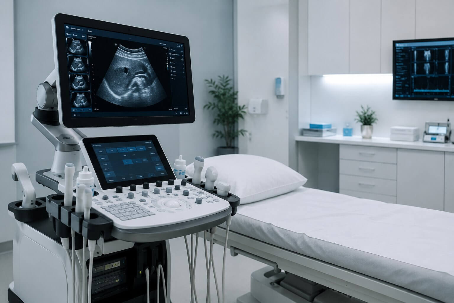Medical diagnostic device in a clinical setting